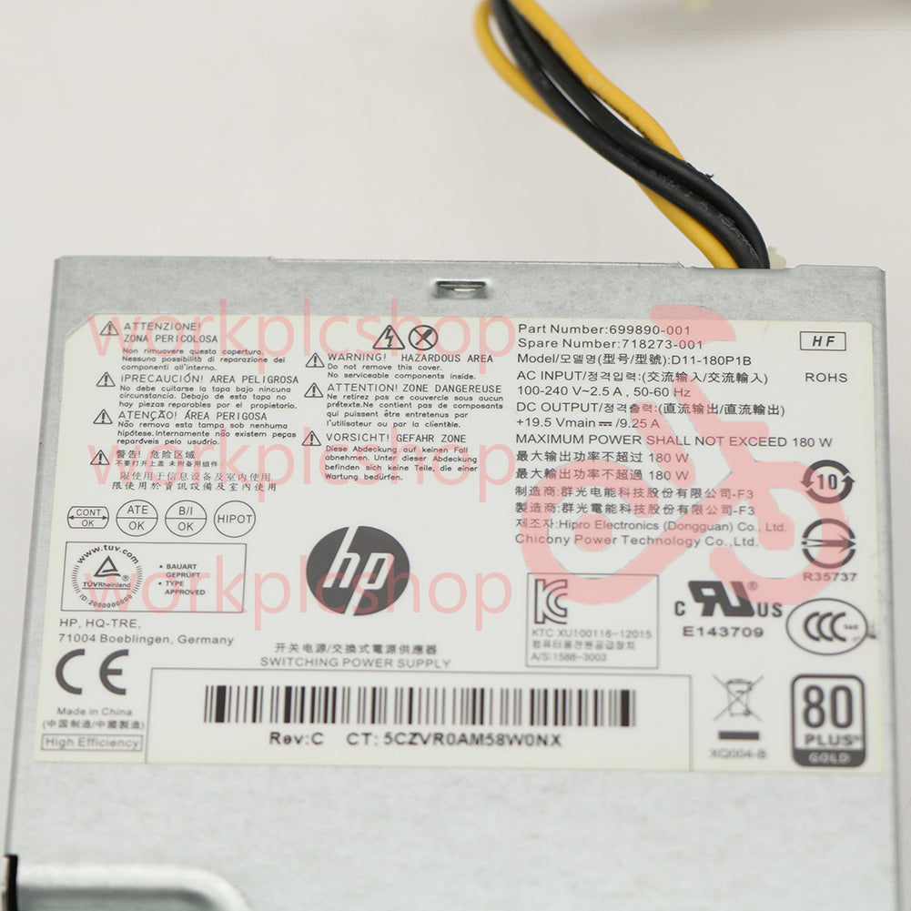 1PCS For D11-180P1B 699890-001 718273-001 180W ProOne 600 AIO Power Supply #US