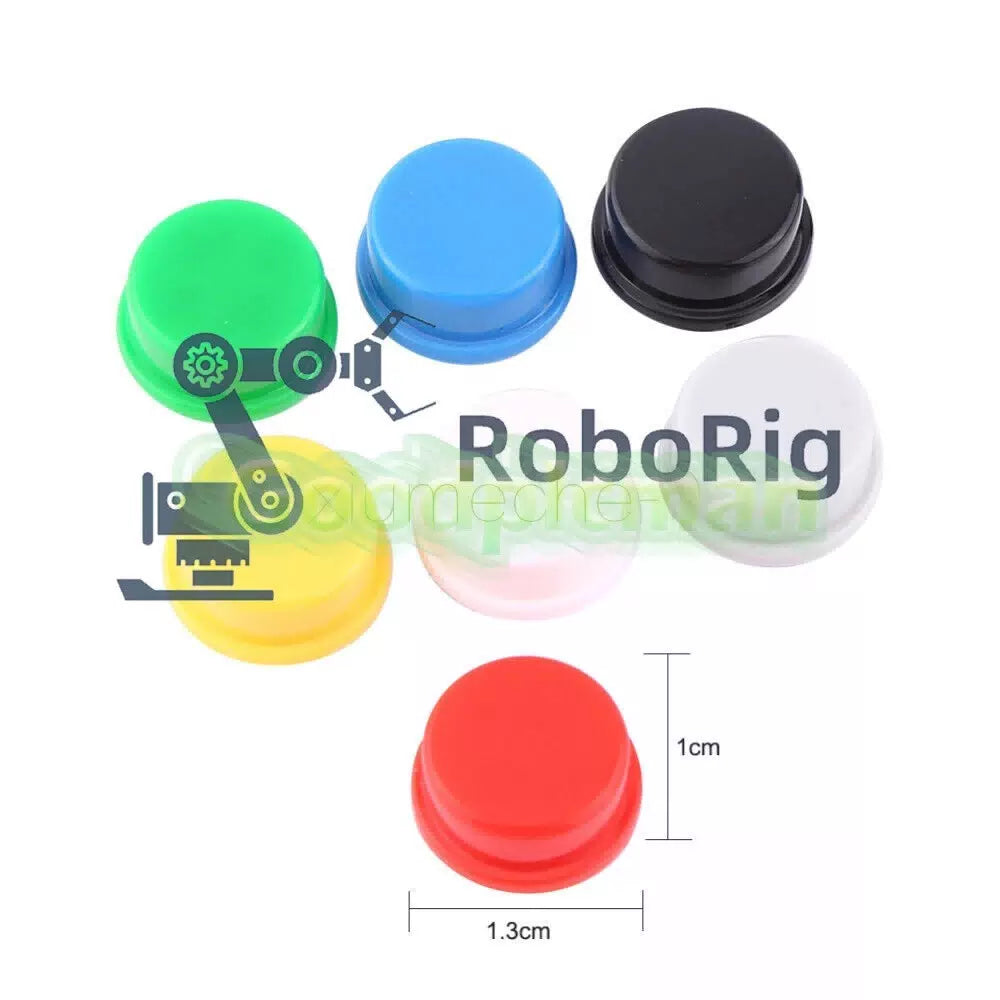 140PCS Round Tactile Button Cap Kits 9.58*5.1mm for 12*12*7.3mm Tact Switch [3]