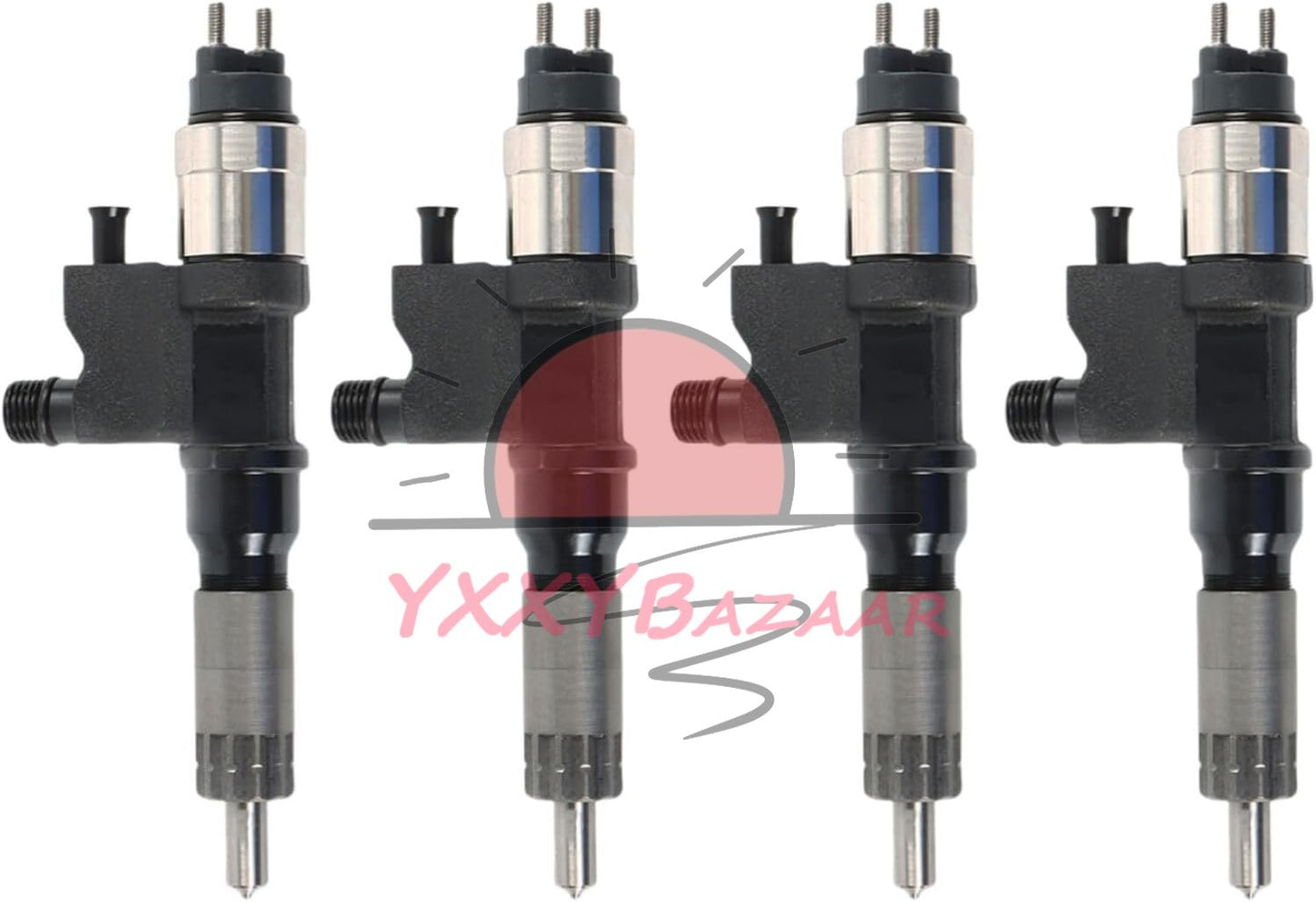 4X Fuel Injector 095000-6395 for DENSO ISUZU 5.2L 4HK1 7.8L 6HK1 Engine