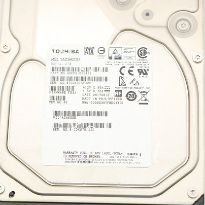 1Pcs Compatible TOSHIBA MG04ACA600E HDD SATA3 6TB 3.5 IN 7.2K