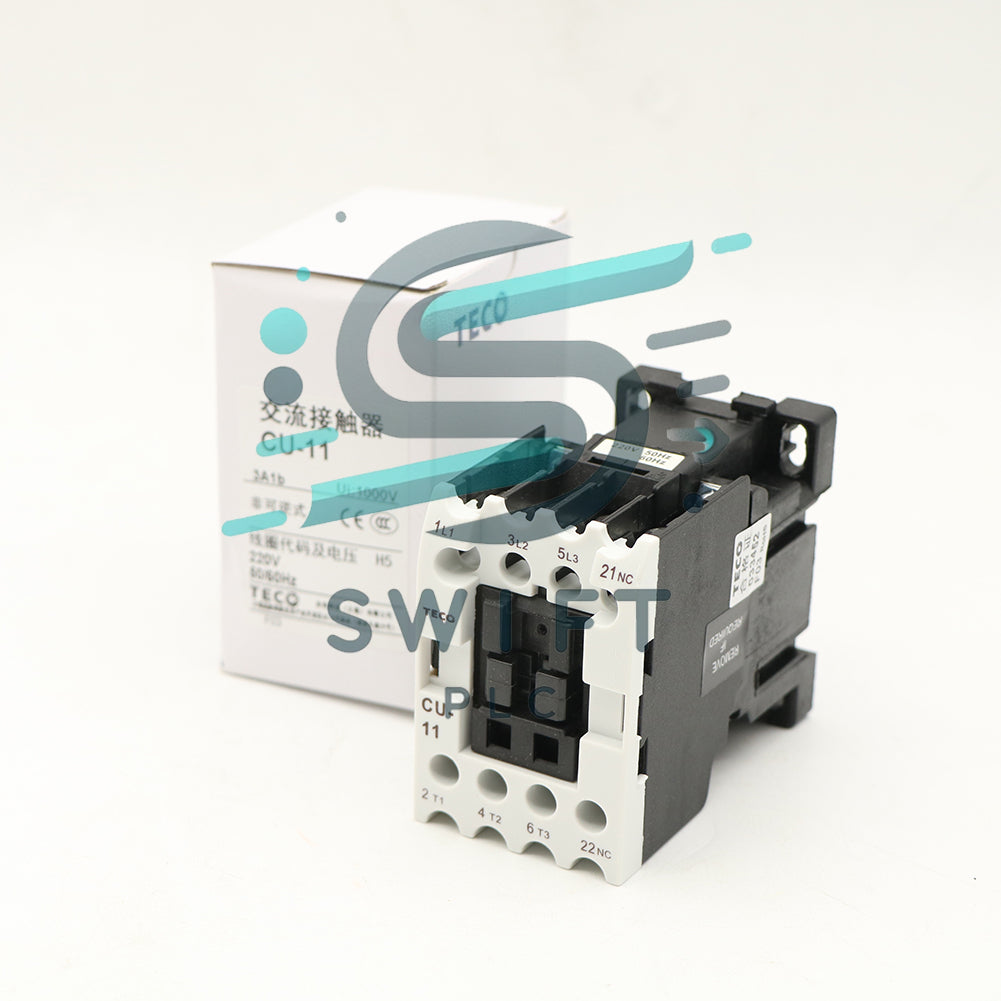 1pcs In Box TECO CU-11 3A1B AC Contactor 220VAC