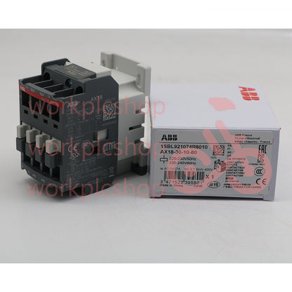 1PCS ABB AX18-30-10-80 Contactor 220-230V50Hz/230-240V60Hz 1SBL921074R8010