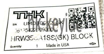 1PCS THK HRW35CA1SS RAIL GUIDE BLOCK UMD80092-GK