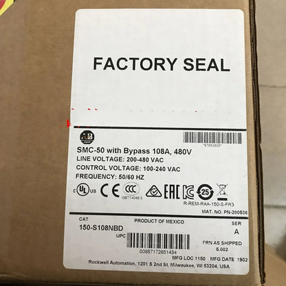 150S108NBD Allen Bradley SMC-50 150S108NBD AB - ALLEN BRADLEY [4]