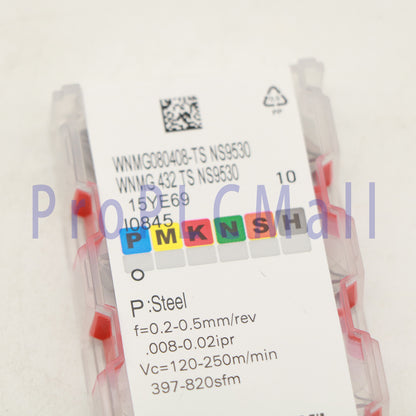 10pcs TUNGALOY NS9530 WNMG080408-TS WNMG432-TS