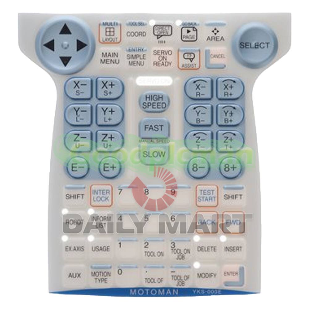 YASKAWA YKS-000E DX100 Teach Pendant Membrane Keypad