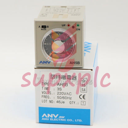 1 pcs ANV AH5B 3S 220V time relay timer #F