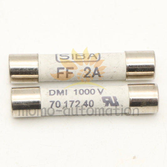 SIBA FF2A 7017240 Ceramic fuse Ultra Rapid DMM 1000V 2A 6*32mm 5PCS