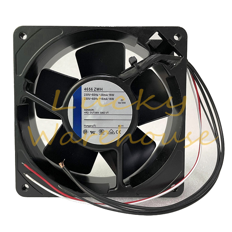4656ZWH 19W 2650 RPM 230VAC 120×120×38mm Cooling Fan 4656 ZWH