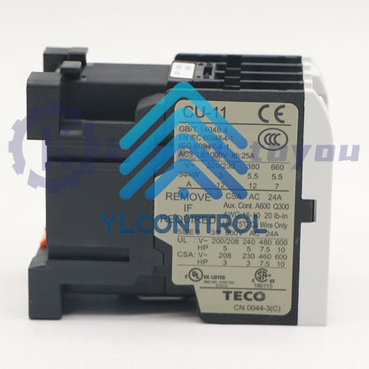 1Pcs TECO CU-11 3A1a 24V AC contactor