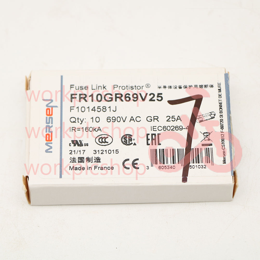 1PCS Mersen FR10GR69V25 Protistor Ferrule Fuse 25 Amp 10*38 gRB 690V #US