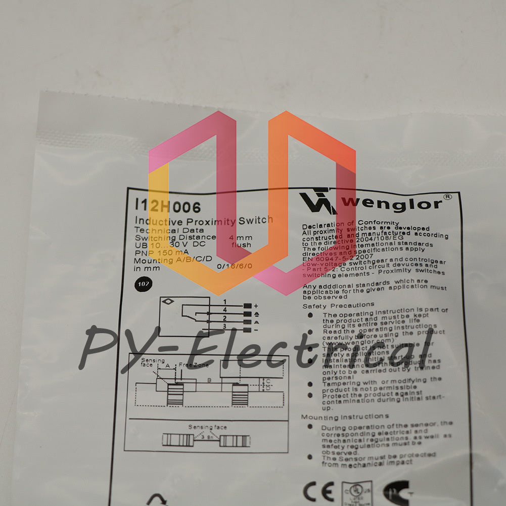 1PCS Wenglor Inductive Proximity Switch Sensor I12H006
