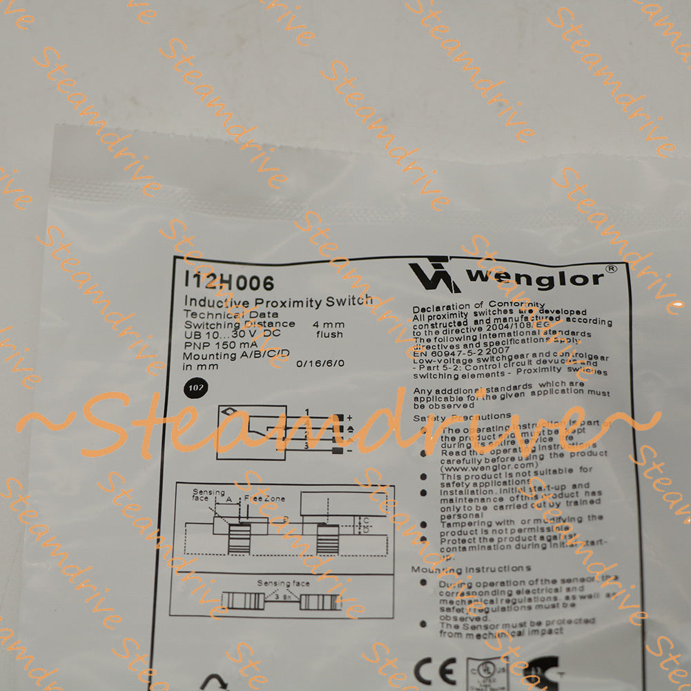 1PCS Wenglor Inductive Proximity Switch Sensor I12H006