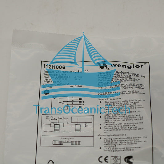1PCS Wenglor Inductive Proximity Switch Sensor I12H006