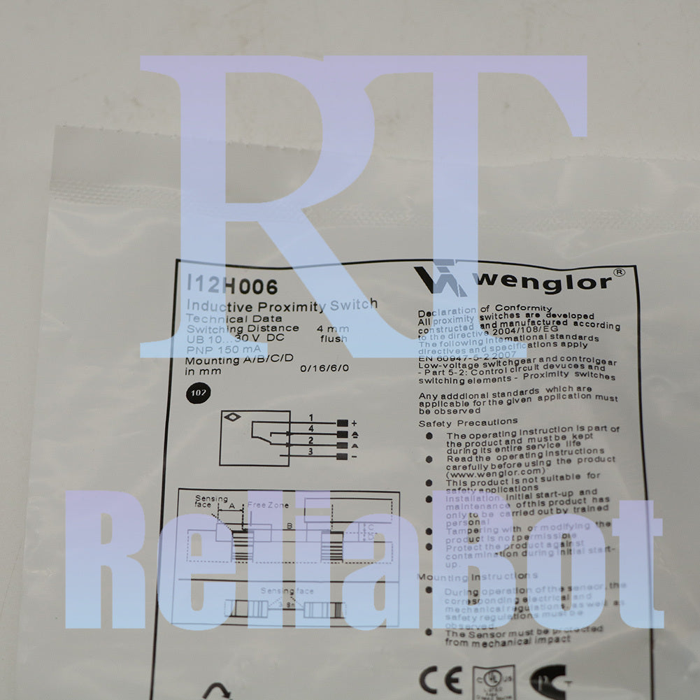 1PCS Wenglor Inductive Proximity Switch Sensor I12H006