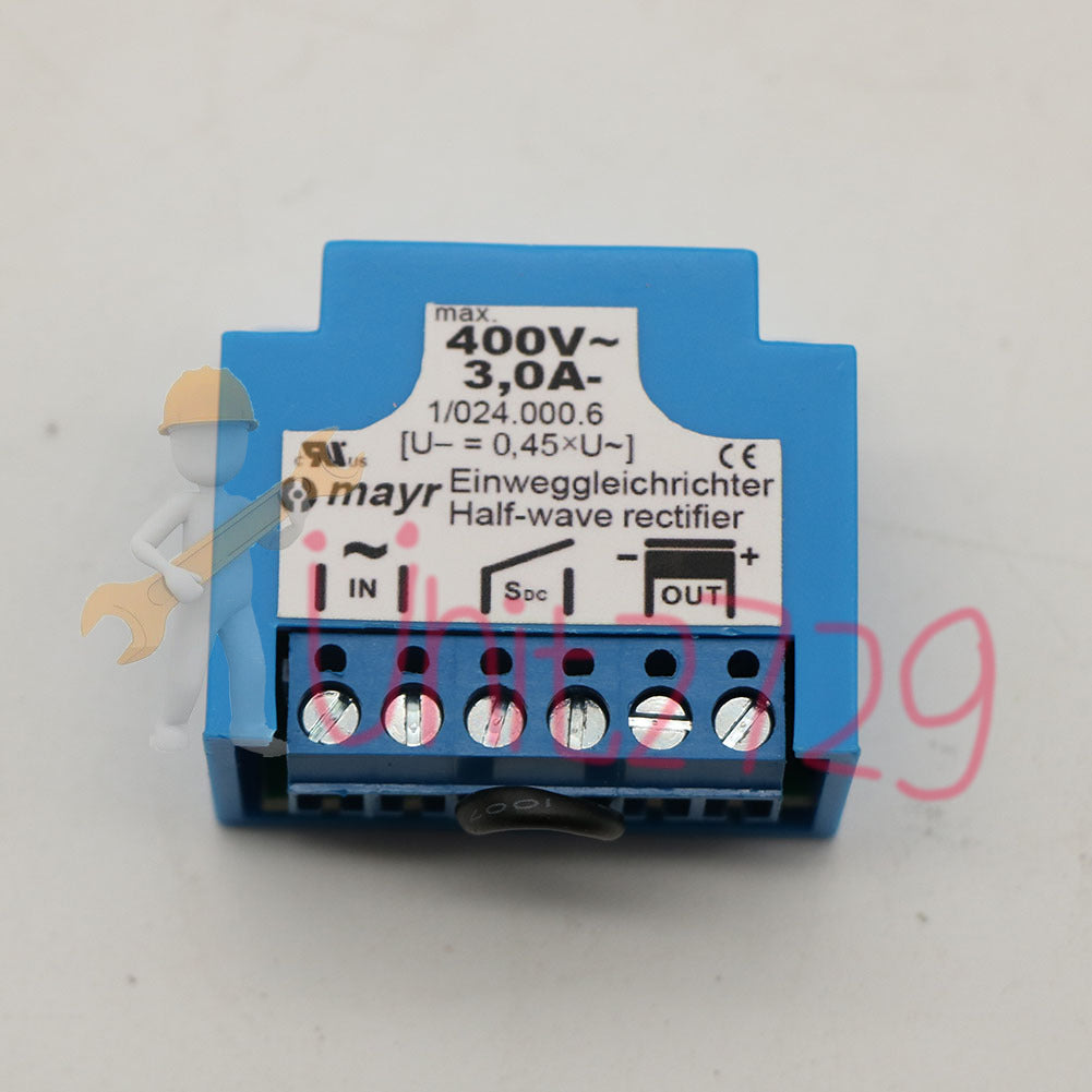 1PC For motor brake rectifier module 1/024.000.6 400V 3A~
