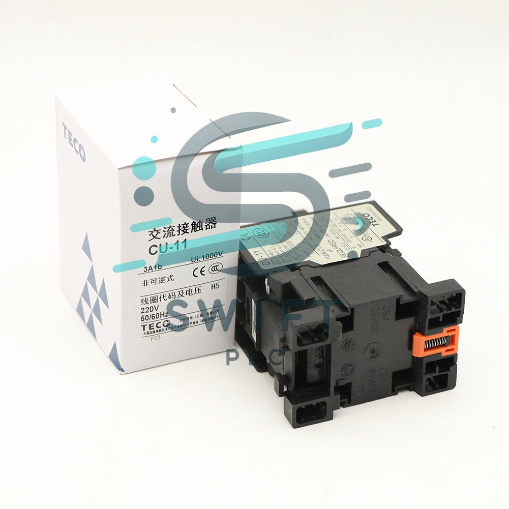 1pcs In Box TECO CU-11 3A1B AC Contactor 220VAC