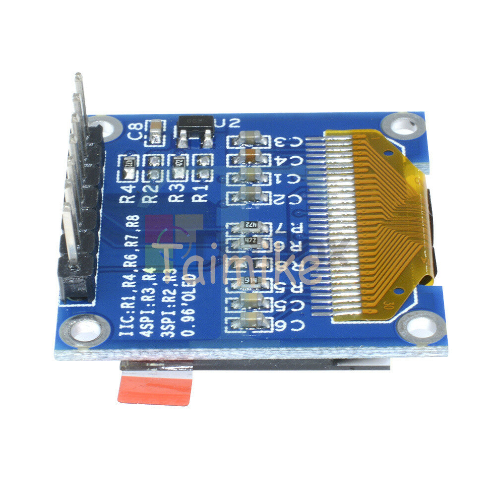 1PCS 0.96" 128X64 OLED LCD I2C 7-pin IIC SPI Serial LED Display Module