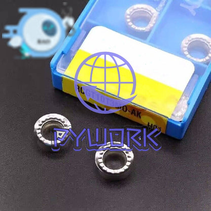 10Pcs RCGT1204MO-AK/RCGT10T3MO-AK Carbide Insert Round aluminum Turning Inserts