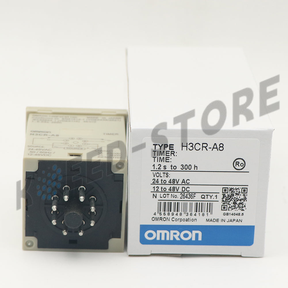 1x Omron H3CR-A8 H3CRA8 24-48VAC 12-48VDC Timer