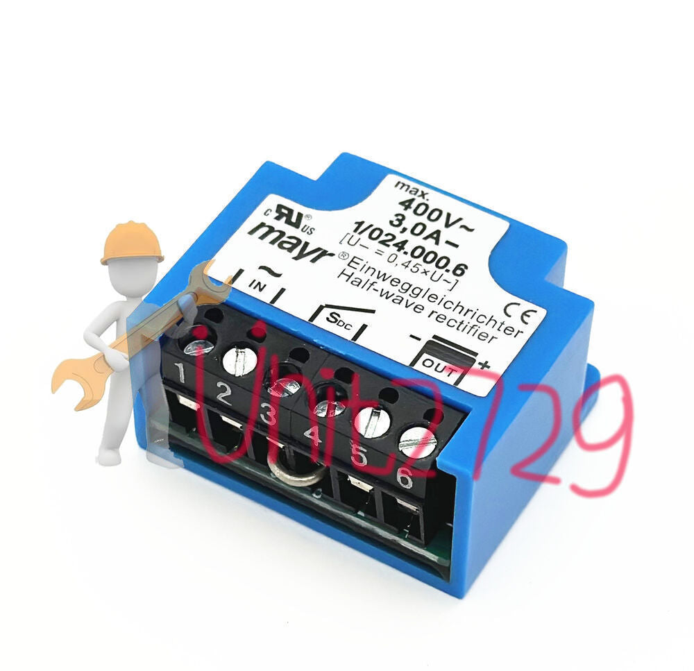 1PC For motor brake rectifier module 1/024.000.6 400V 3A~