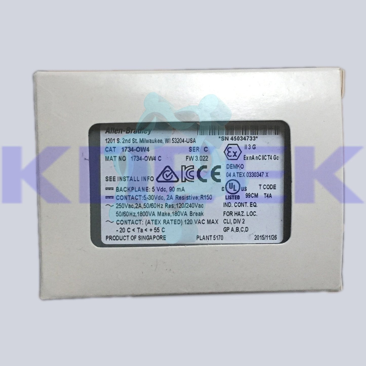 1734-OW4 - ALLEN-BRADLEY