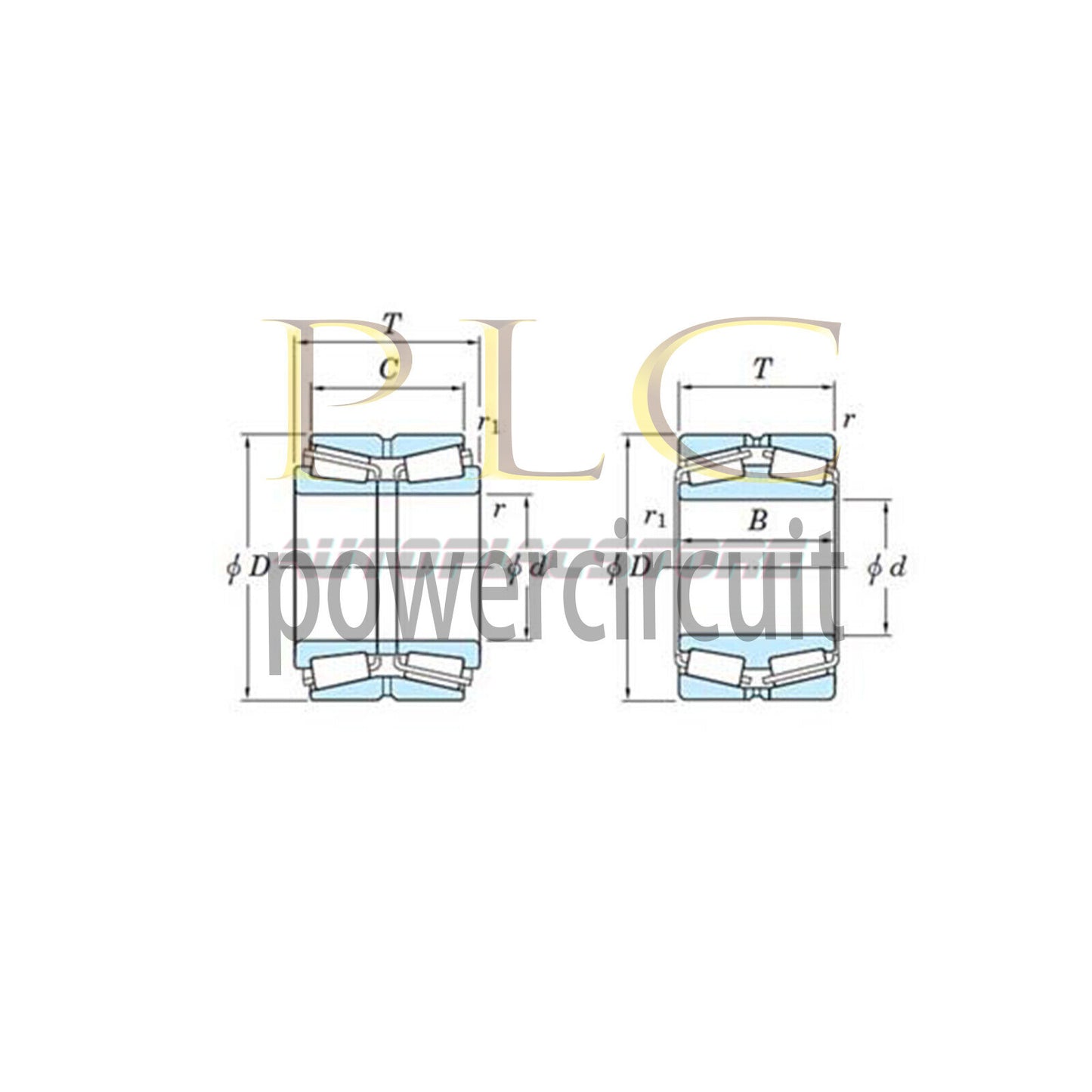 1PCS Free shipping IKO CRY32VUU Non-separable Roller Followers 15.9x50.8x33.3mm