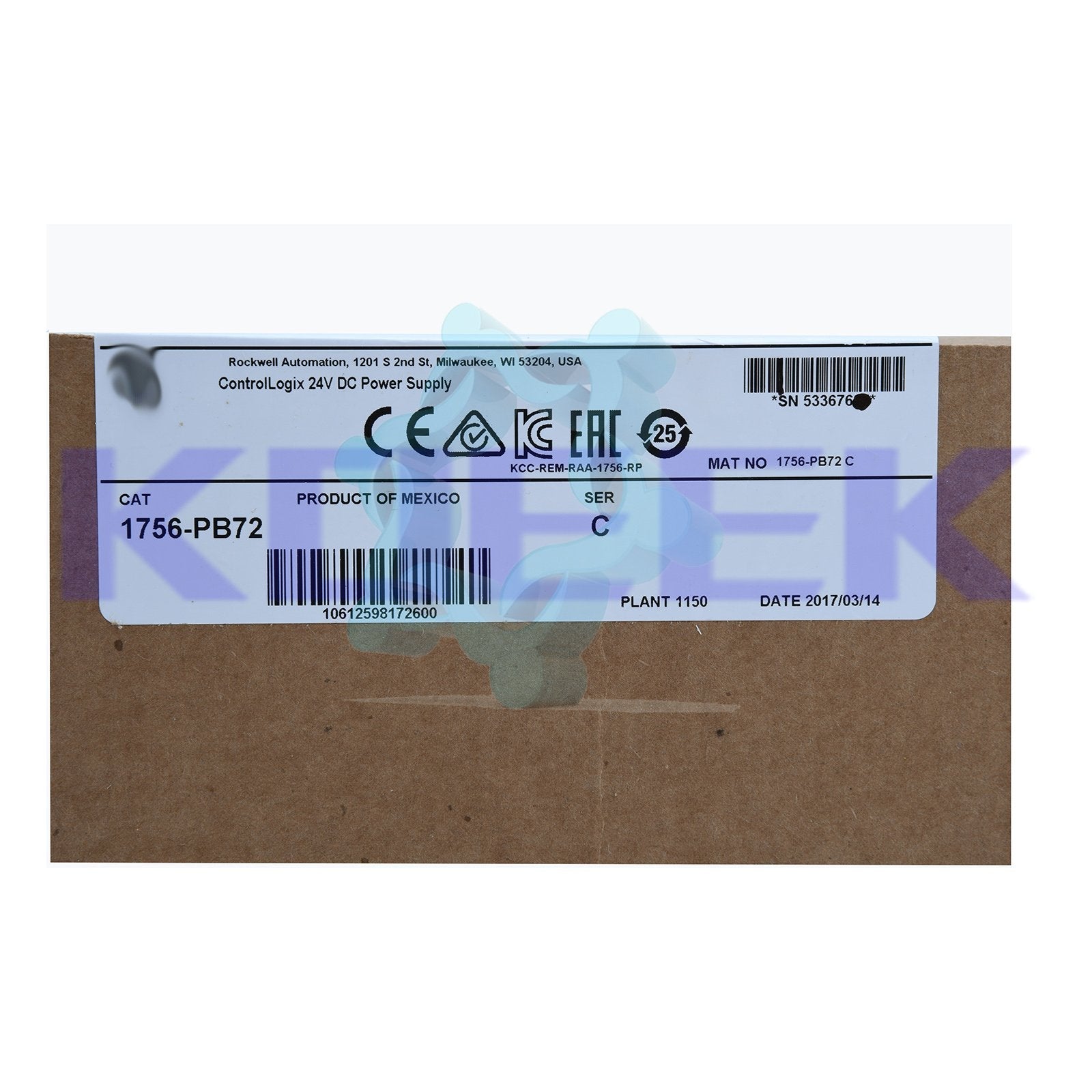 1756-PB72 - ALLEN-BRADLEY