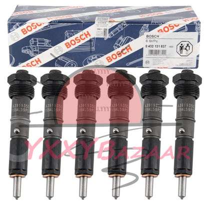 6PCS 50HP Fuel Injectors 3919350 For 89-93 Dodge Cummins 5.9L 12V 0432131837