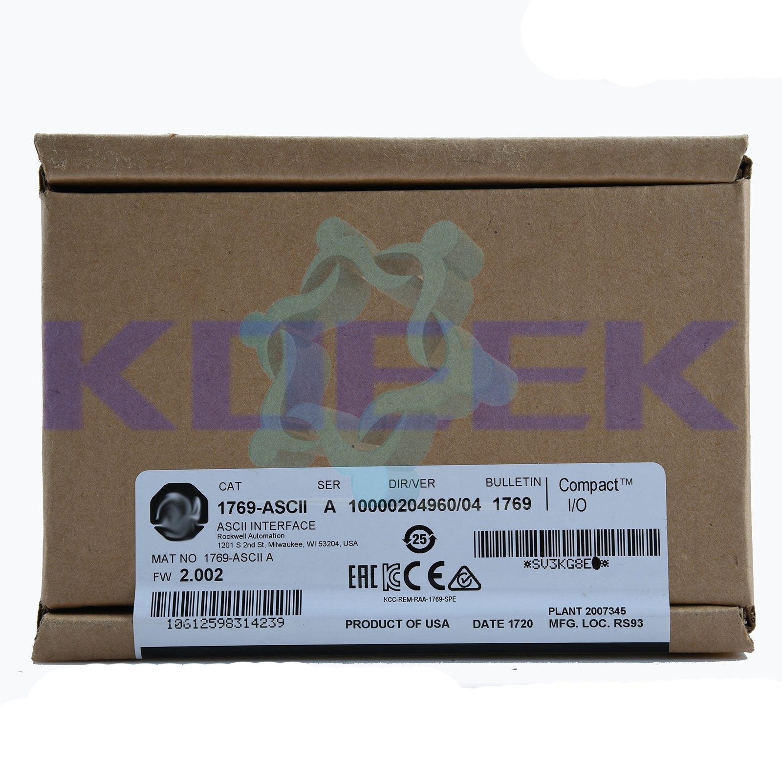 1769-ASCII - ALLEN-BRADLEY