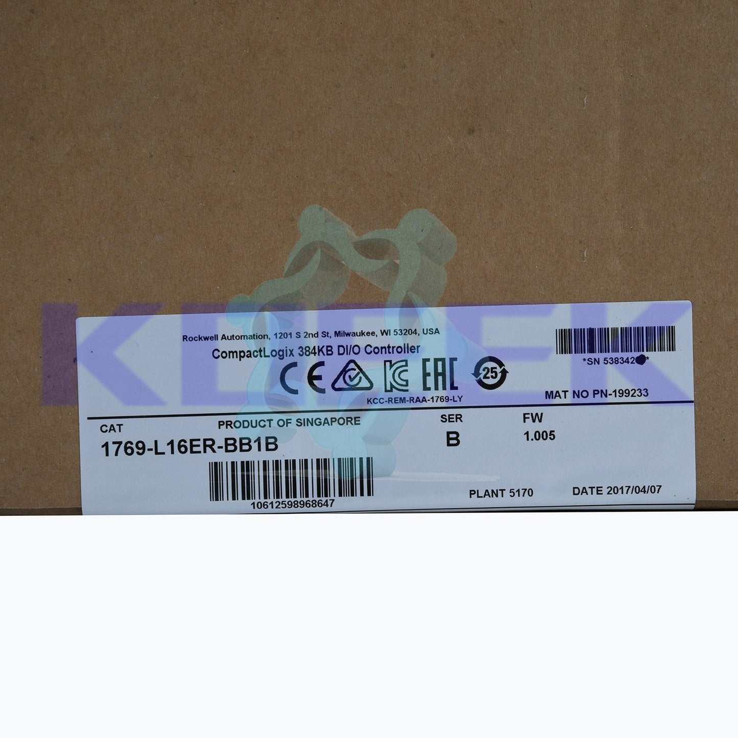 1769-L16ER-BB1B - ALLEN-BRADLEY