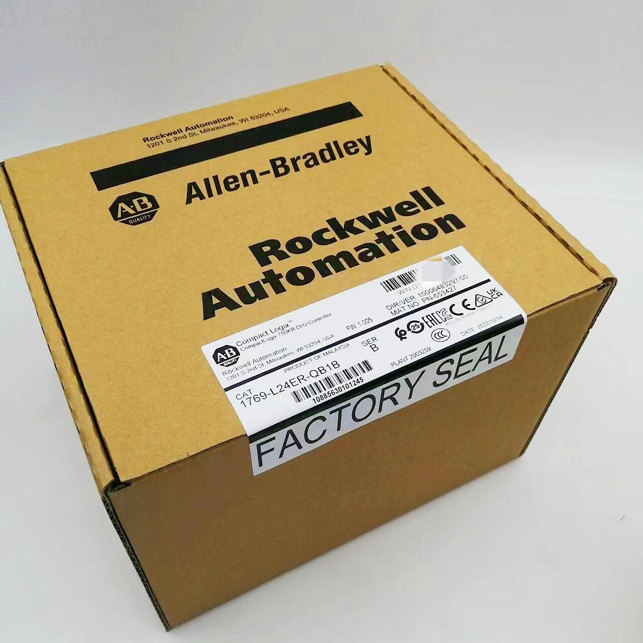 1769-L24ER-QB1B NEW ALLEN BRADLEY CompactLogix 750KB Controller: - ALLEN BRADLEY [3]