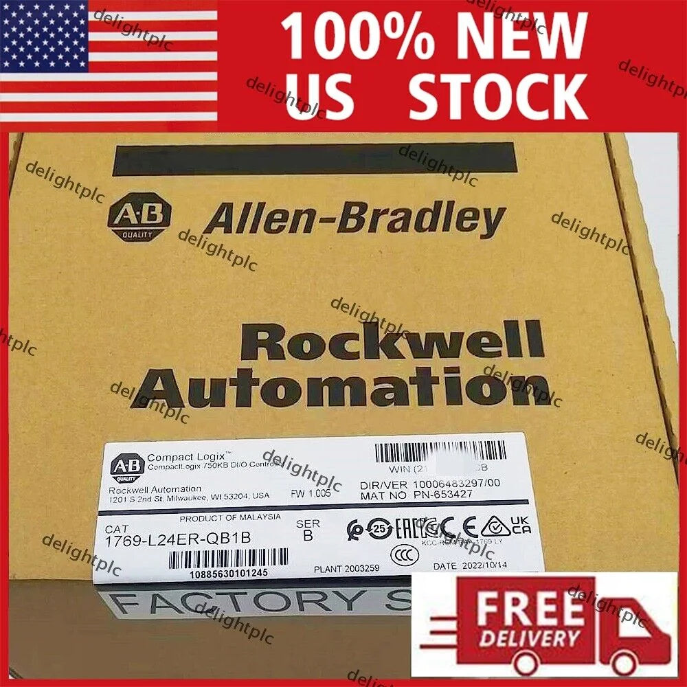 1769-L24ER-QB1B NEW ALLEN BRADLEY CompactLogix 750KB Controller: - ALLEN BRADLEY [6]