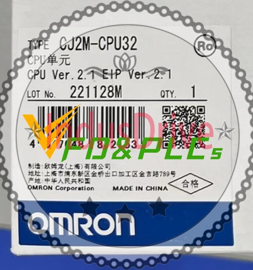 1PC Omron CPU UNIT CJ2M-CPU32 PLC CJ2MCPU32 CPU In sealed Box free Shipping
