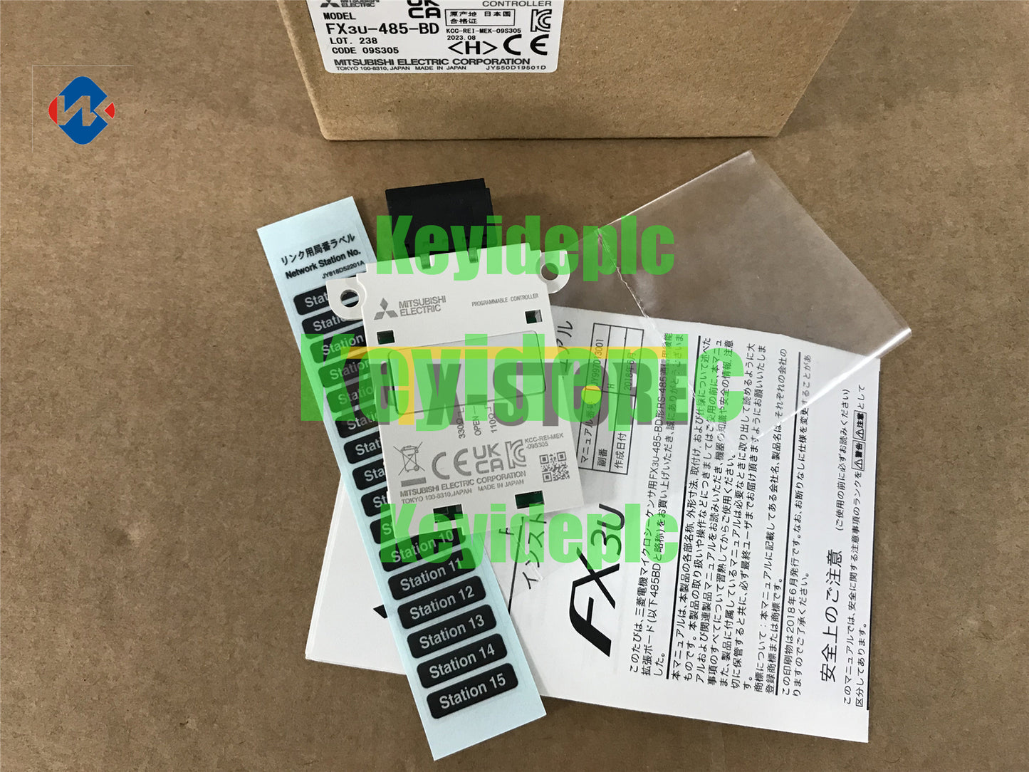 1pcs Mitsubishi PLC FX3U-485-BD FX3U485BD #ke