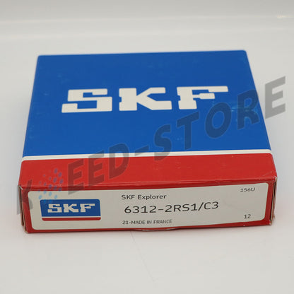 1PC SKF 6312-2RS1/C3 single row deep groove ball bearing