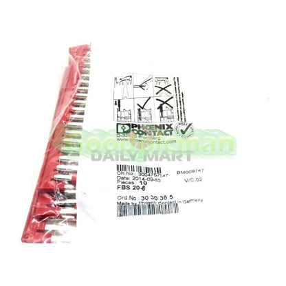 10PCS/ PHOENIX CONTACT FBS 20-6 3030365 Plug in Bridge Component