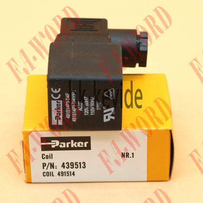 one PARKER 491514P3 110-120V 13W solenoid valve coil Free ship