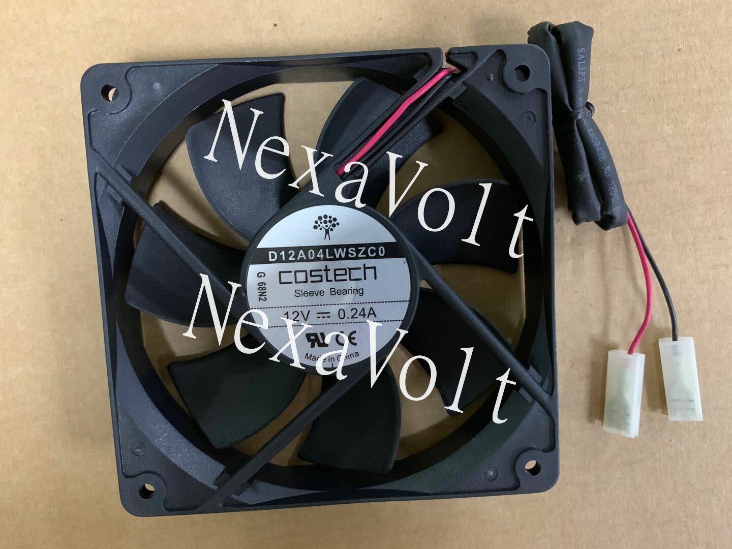 1PC COSTECH Sleeve Bearing 12025 D12A04LWSZC0 12V 0.24A 12CM Cooling Fan