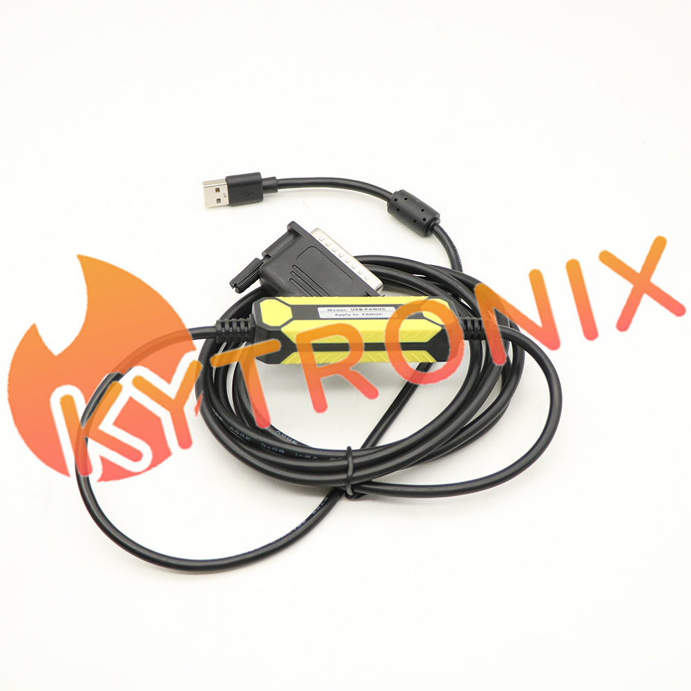 1pcs USB-FANUC For Fanuc USB To DB25 Pin CNC Fanuc RS232 Cable