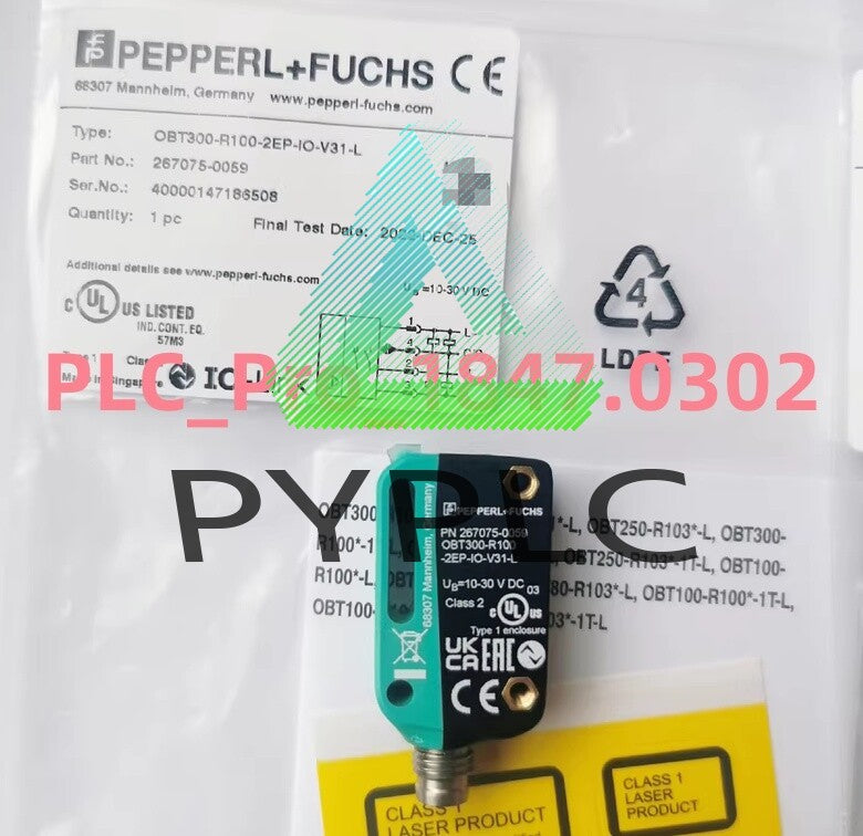 1Pcs Pepperl+Fuchs OBT300-R100-2EP-IO-V31-L 267075-0059 Sensor