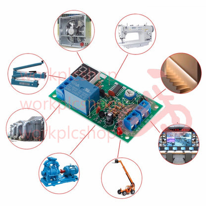 DC 12V LED Display Countdown Timing Timer Delay Turn OFF Relay Switch Module
