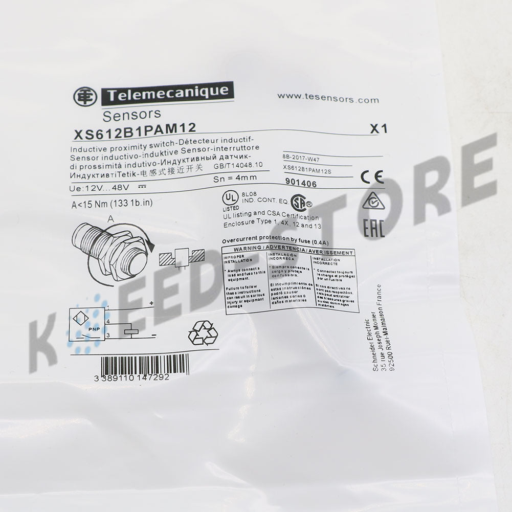 1x Proximity Switch Sensor Telemecanique XS612B1PAM12