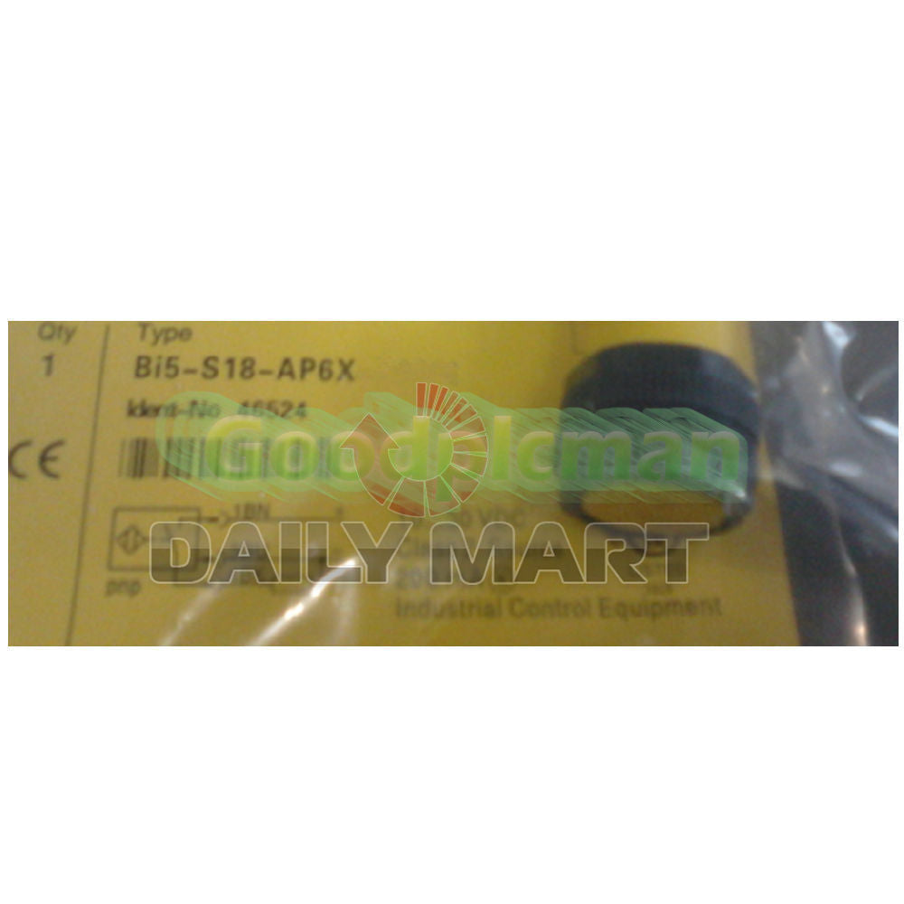 Turck BI5-S18-AP6X 18mm Barrel Sensor Embeddable Potted-In 3-Wire DC PNP 1PC