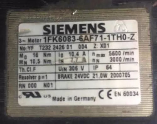 1FK6083-6AF71-1TH0-Z - SIEMENS [1]