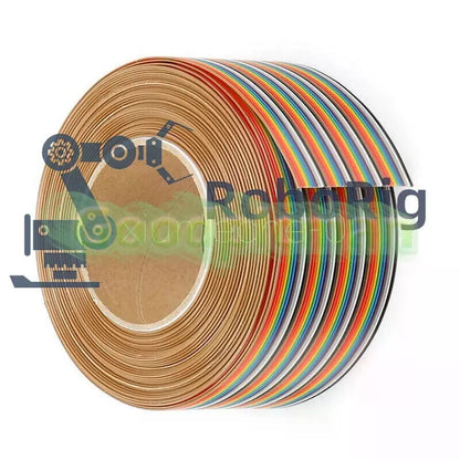 1M 3.3ft 40 Way 40 pin Flat Color Rainbow Ribbon IDC Cable Wire Rainbow Cable CW [1]