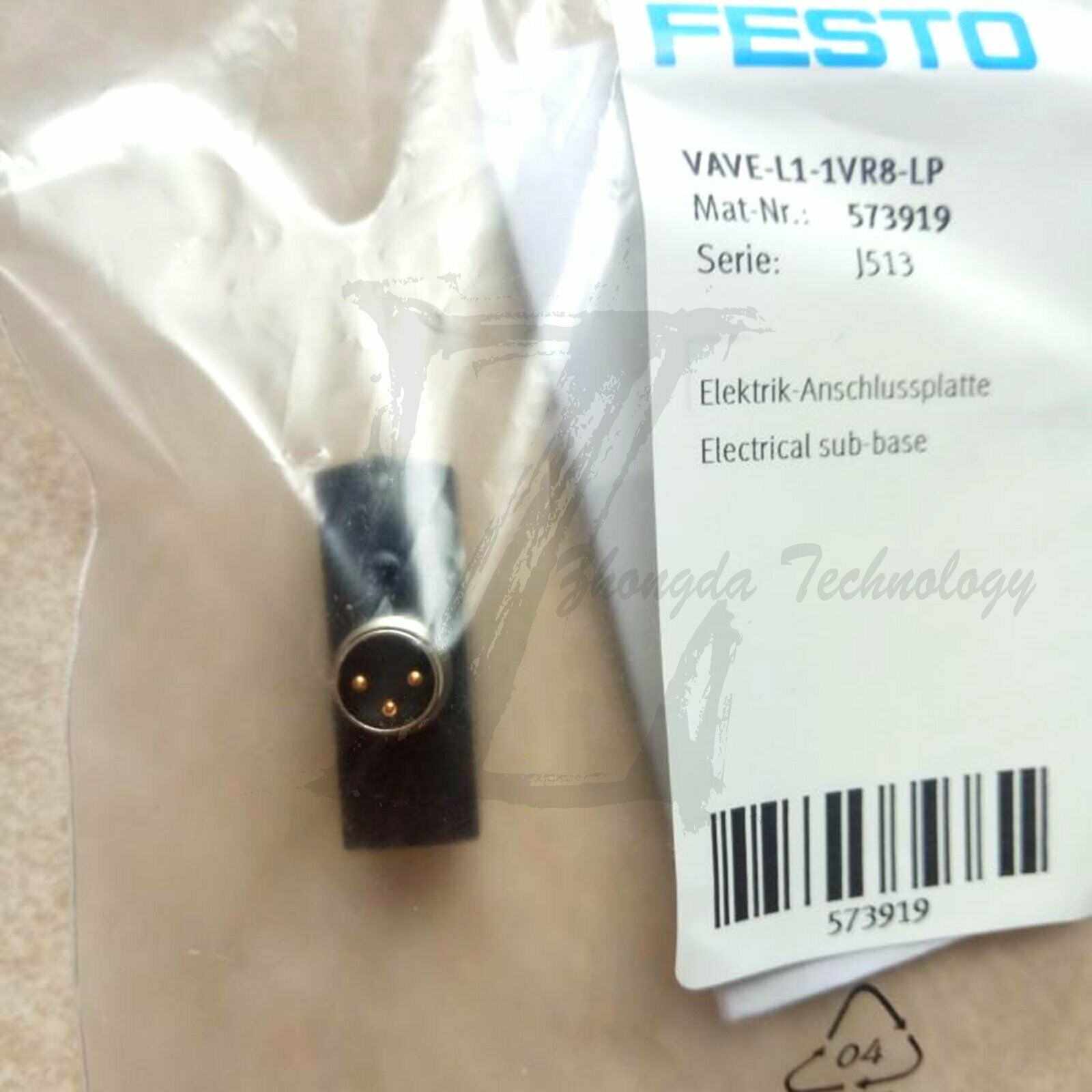1PC NEW Festo Electrical connection base VAVE-L1-1VR8-LP 573919 KOEED 1, 80%, FESTO, import_2020_10_10_031751, Other