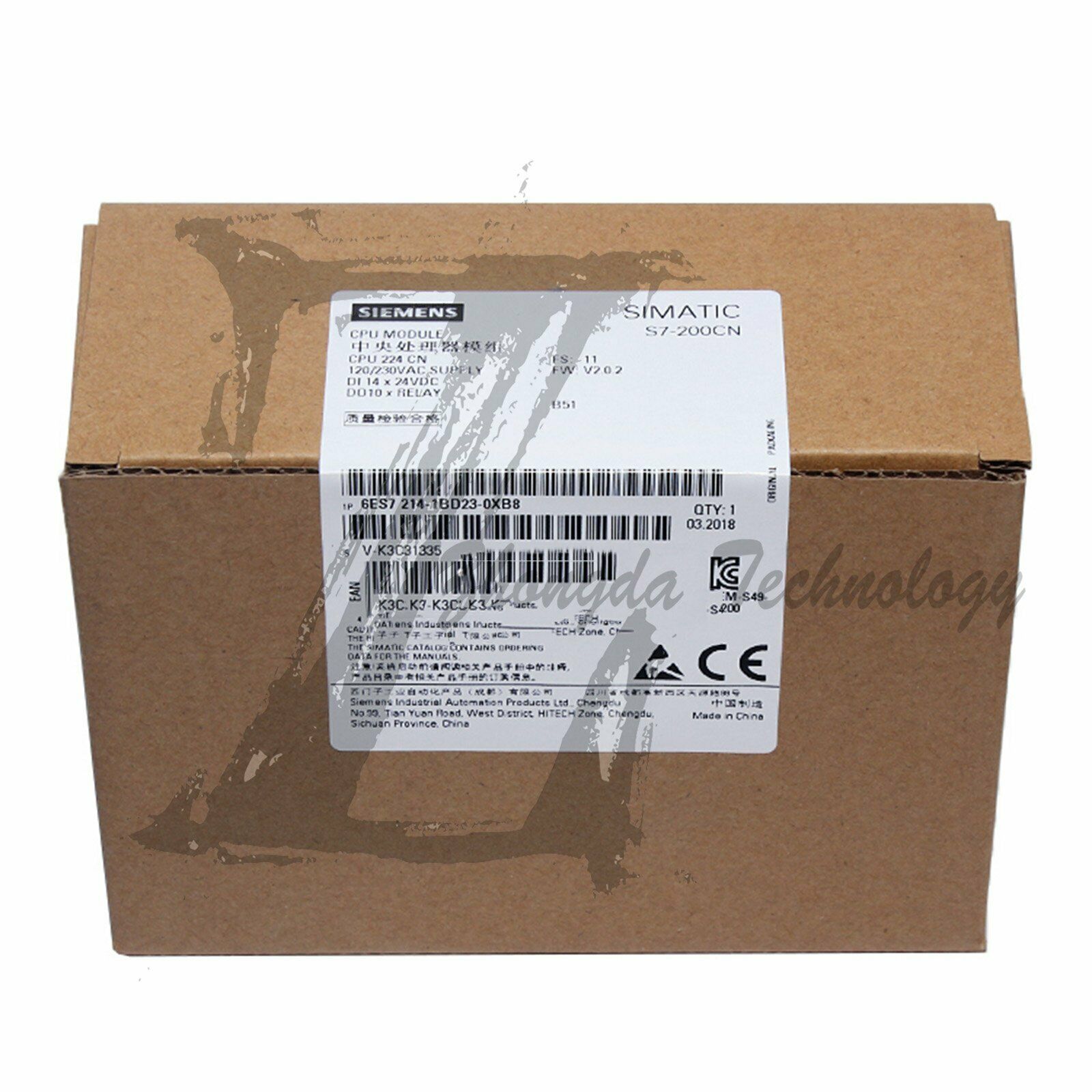 1PC NEW IN BOX SIEMENS PLC 6ES7 214-1BD23-0XB8 One year warrant KOEED 101-200, 90%, import_2020_10_10_031751, Other, Siemens