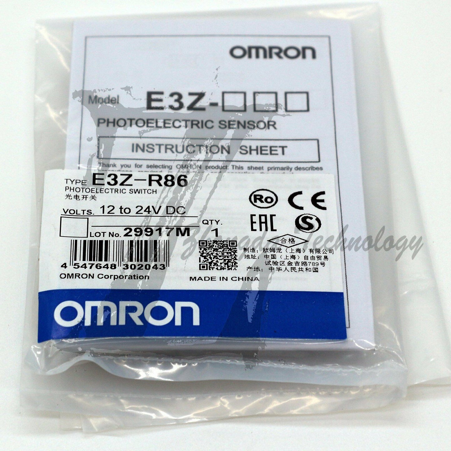 1PC NEW OMRON PhotoElectric Switch E3Z-R86 E3ZR86 12-24VDC - OMRON