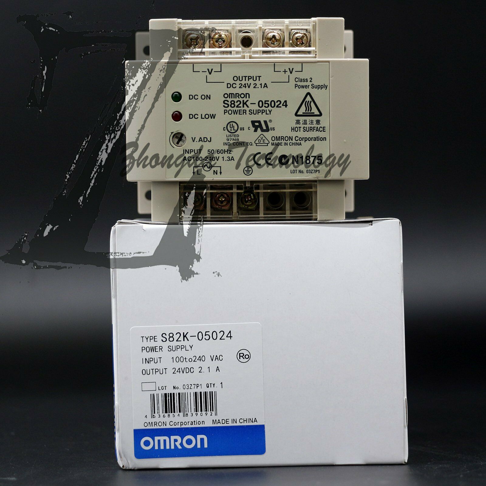1PC NEW OMRON Switching Power Supply S82K-05024 24VDC One year warranty KOEED $0-100, 90%, import_2020_10_10_031751, OMRON, PLC, S82K